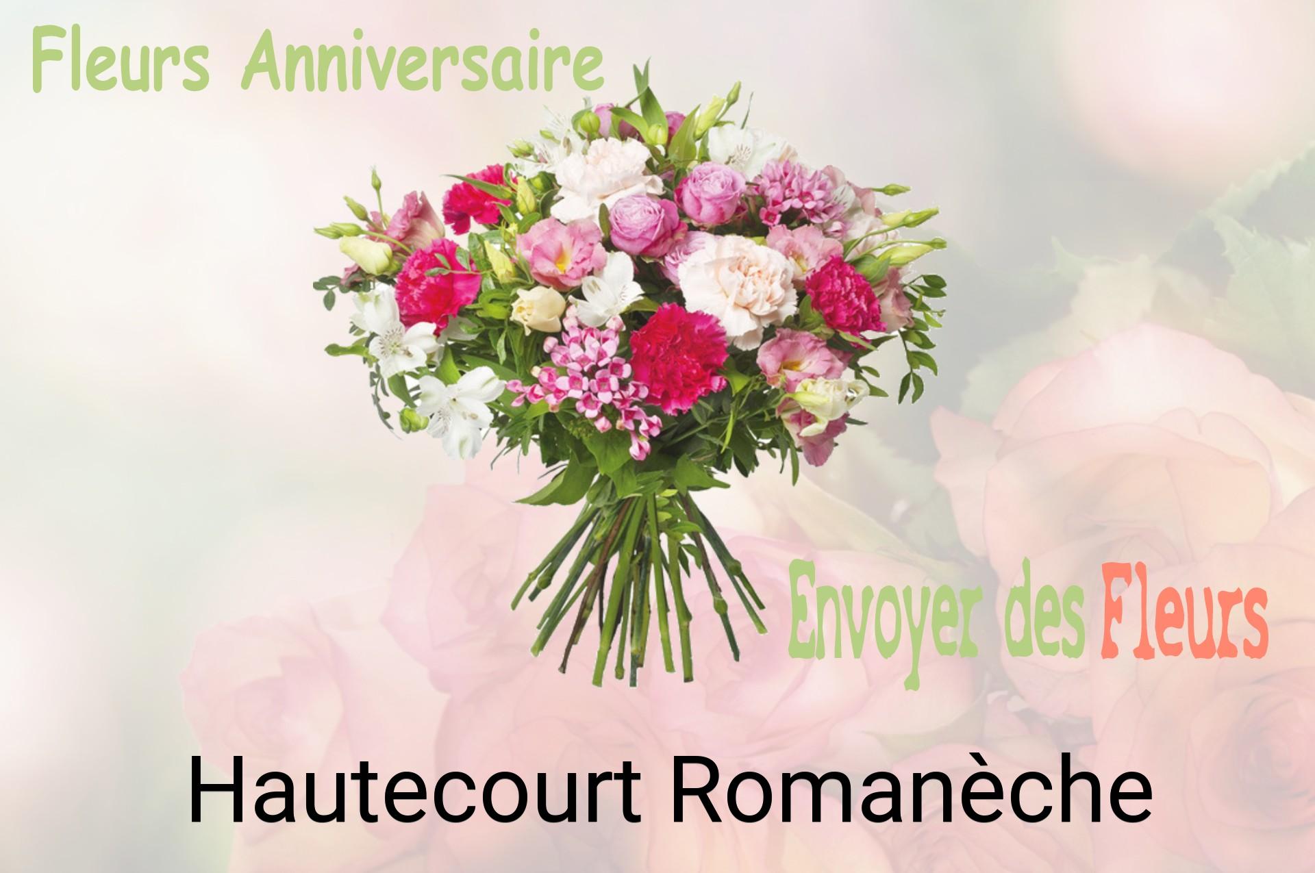 Bouquet de fleurs d’anniversaire livré à Hautecourt-Romanèche